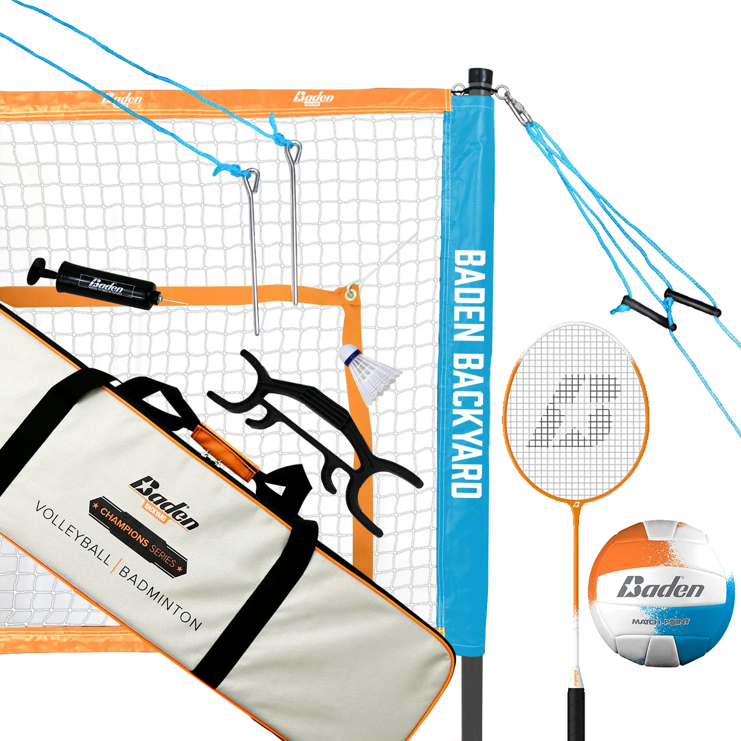 BADEN VOLLEYBALL AND BADMINTON KIT