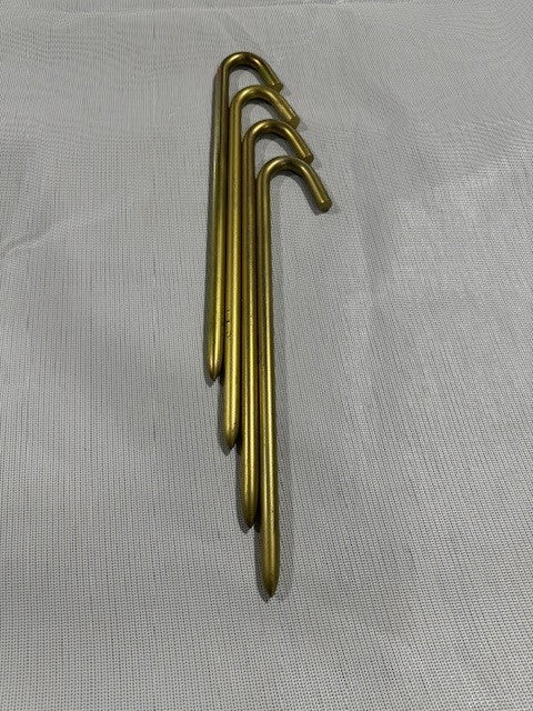 4x 18-INCH STEEL HOOK STAKES