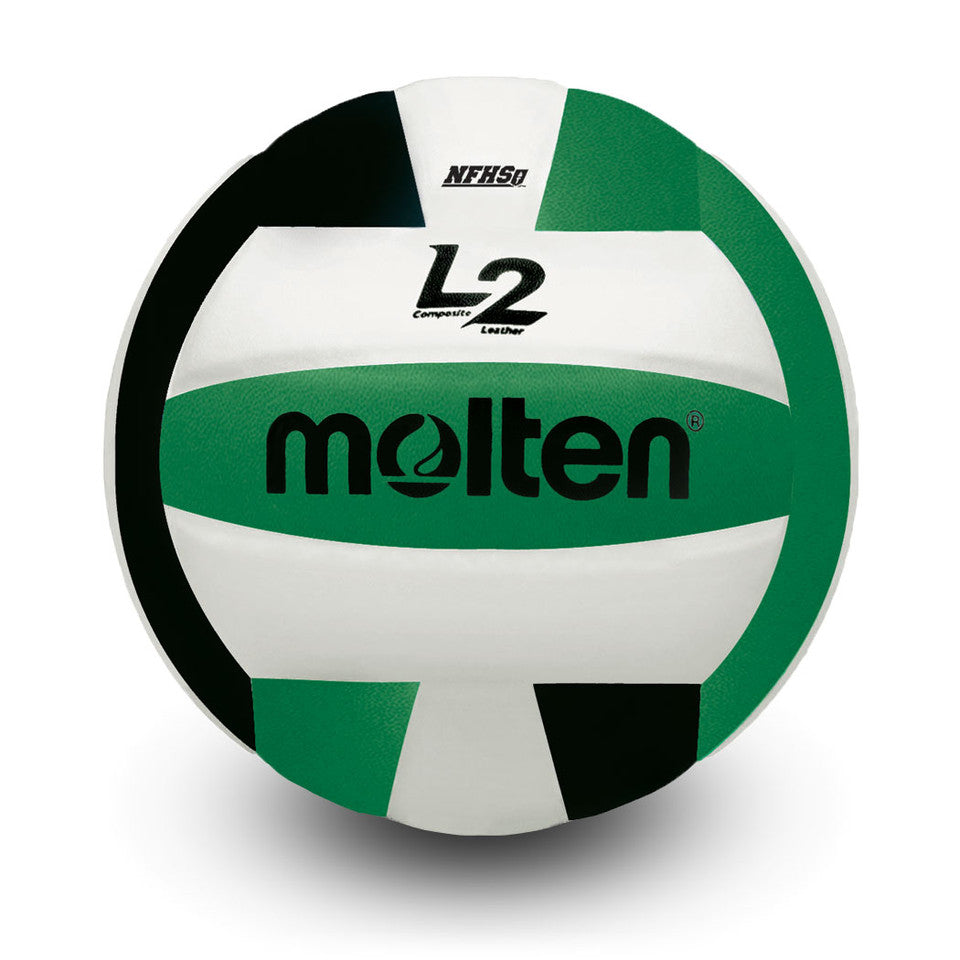Molten L2 Indoor Volleyball Green White Black