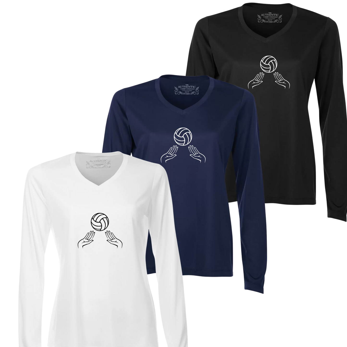 VOLLEY SET ATC™ LONG SLEEVE V-NECK