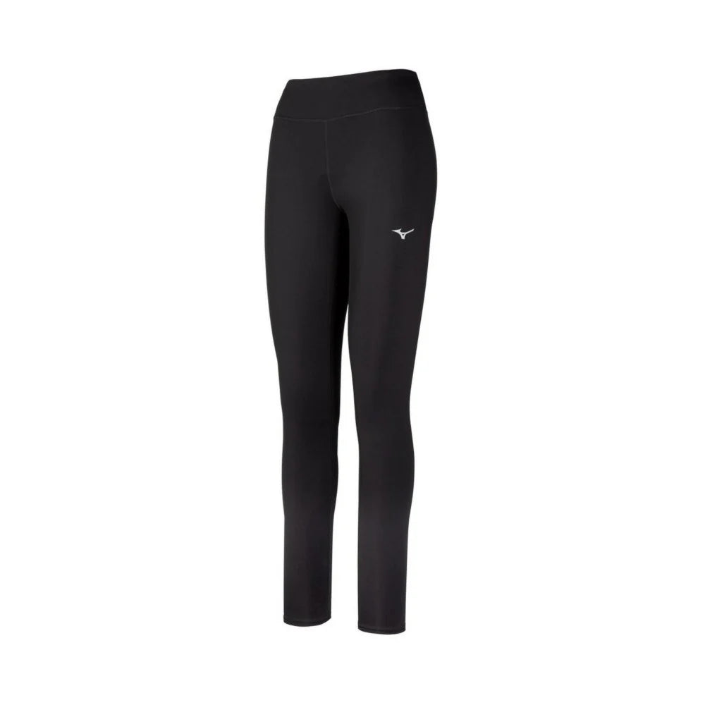 Mizuno Tall Victory Leggings Black Front View