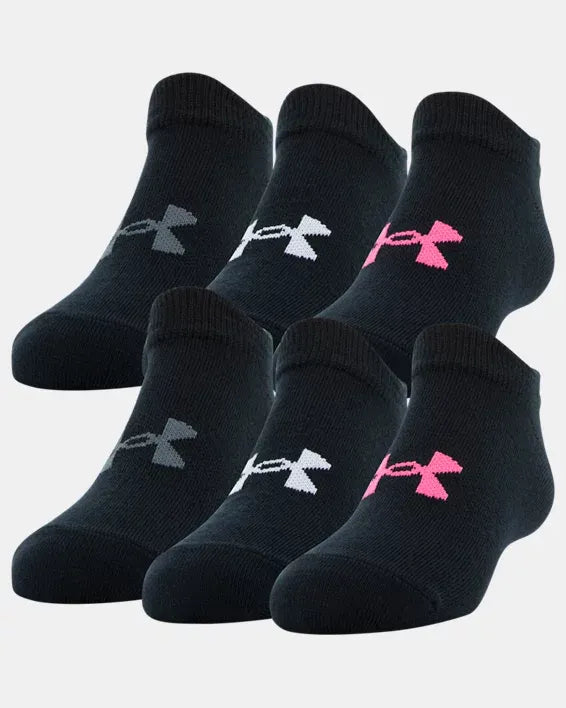 UA ESSENTIAL NO SHOW SOCK X6