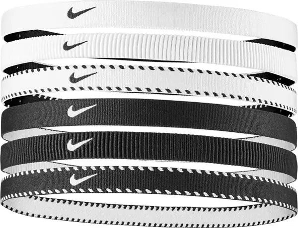 NIKE FLEX CLASSIC SLIM HEADBANDS 6 PACK