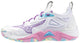 Pink tetra Mizuno wave momentum 3 volleyball shoe