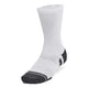 UA PERFORMANCE TECH 3PK CREW WHITE