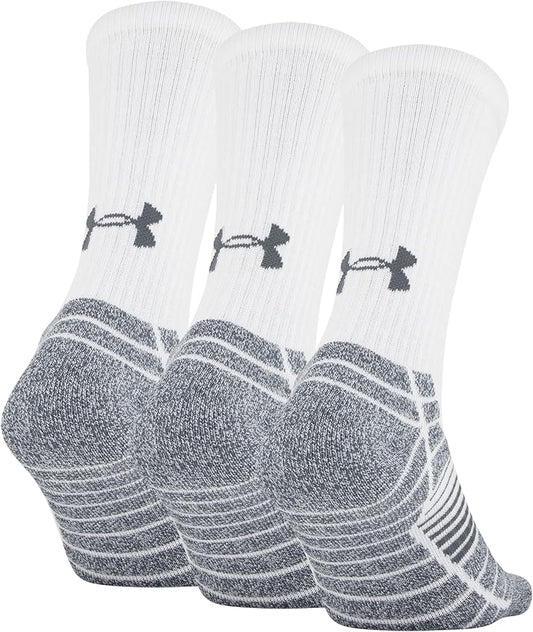 UA ELEVATED CUSHIONED CREW X3