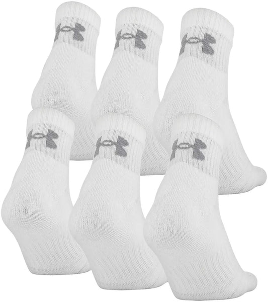 UA TRAINING COTTON QUARTER SOCK X6