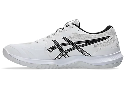 Asics Gel Tactic Court Men's Volleyball Shoes White Black Side View
