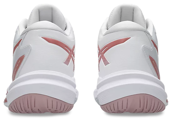 Asics Sky Elite FF MT 3 Women's Volleyball Shoes White Morgan Heel View