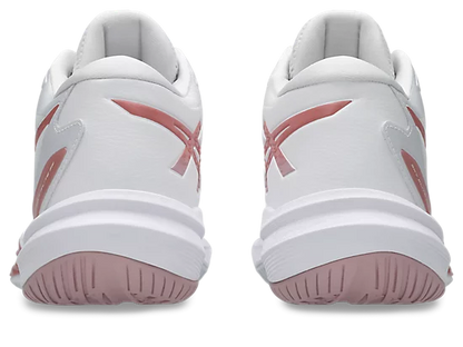 Asics Sky Elite FF MT 3 Women's Volleyball Shoes White Morgan Heel View