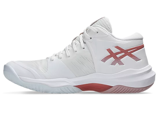 Asics Sky Elite FF MT 3 Women's Volleyball Shoes White Morgan Side View