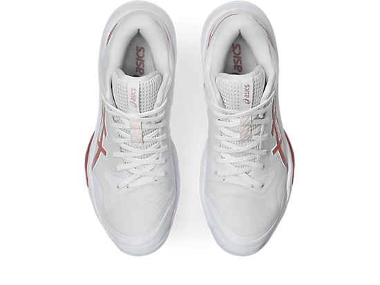 Asics Sky Elite FF MT 3 Women's Volleyball Shoes White Morgan Top View