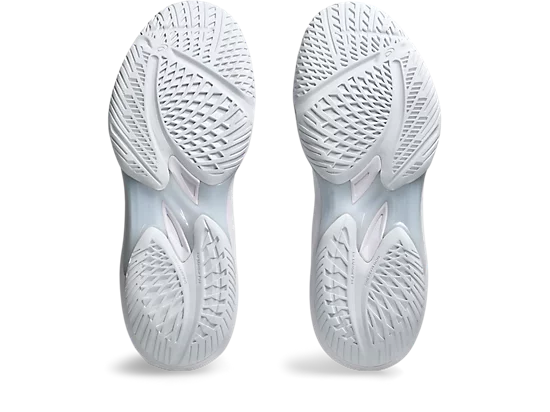 Asics Sky Elite FF MT 3 Women's Volleyball Shoes White Silver Bottom View