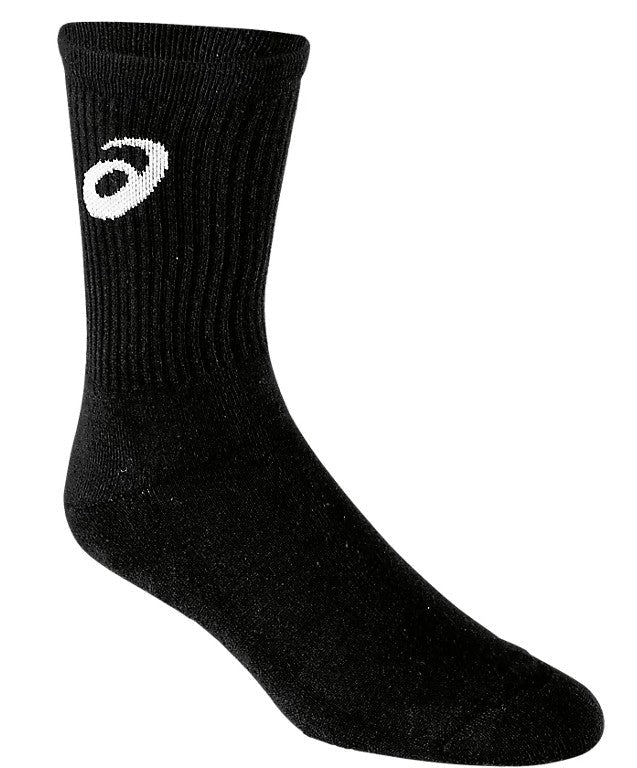 Asics Team Volleyball Crew Socks Black White