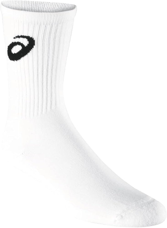 Asics Team Volleyball Crew Socks White Black