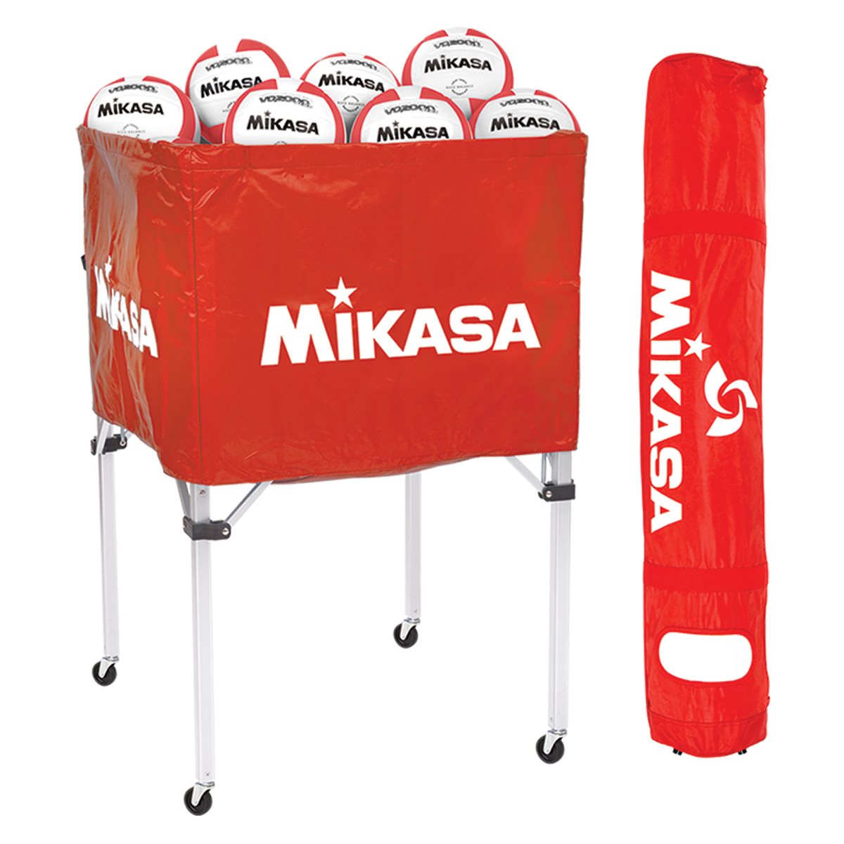 COLLAPSIBLE SQUARE BALL CART MIKASA