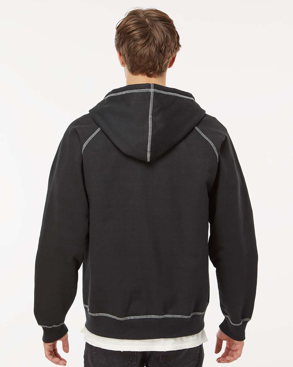 VESTE À CAPUCHE FERMETURE ÉCLAIR KF
