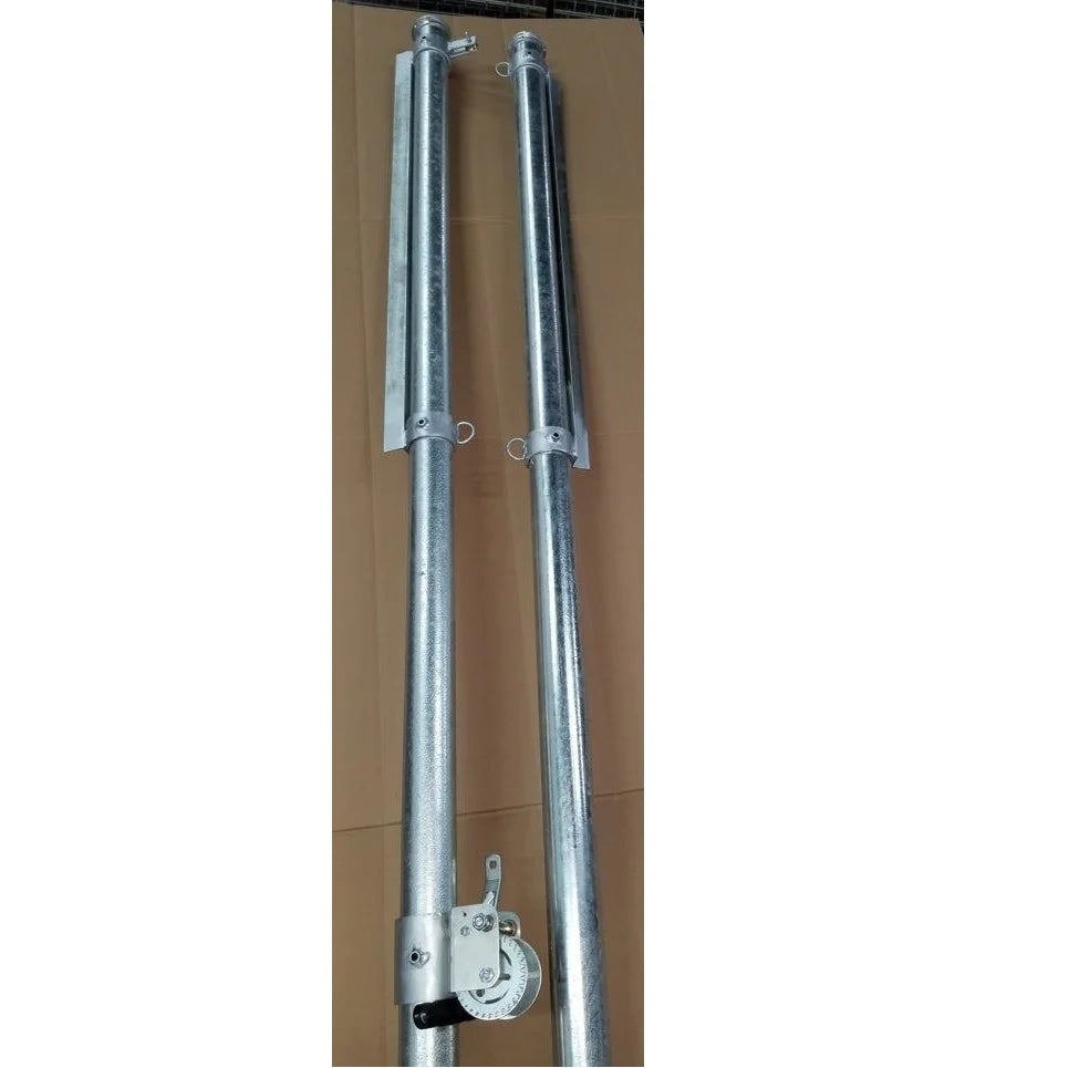 3'' GALVANIZED STEEL POSTS & SLEEVE outdoor