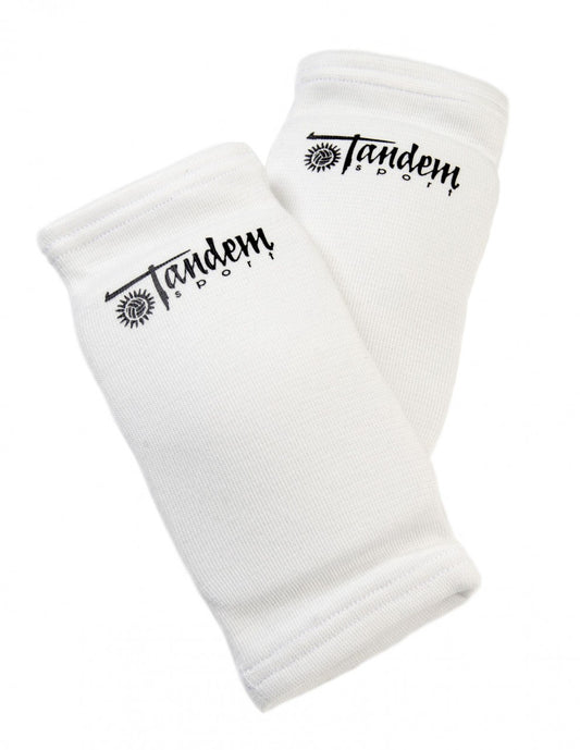 White Tandem Sport Volleyball Elbow Pads