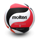 Molten V5M5000 Flistatec Indoor Volleyball Swirls Black Red White