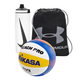BEACH VOLLEYBALL GAME KIT — MIKASA BV550C, NIKE BOTTLE & UA BAG