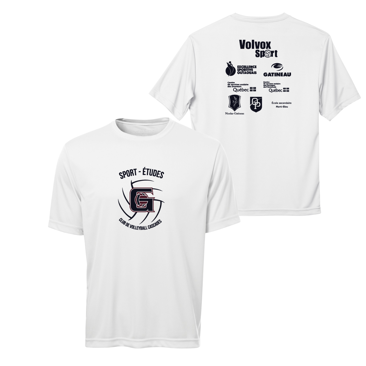 Dry Fit T-Shirt Sport-Études Cascades