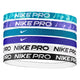 NIKE FLEX CLASSIC HEADBANDS 6 PACK PRINTED