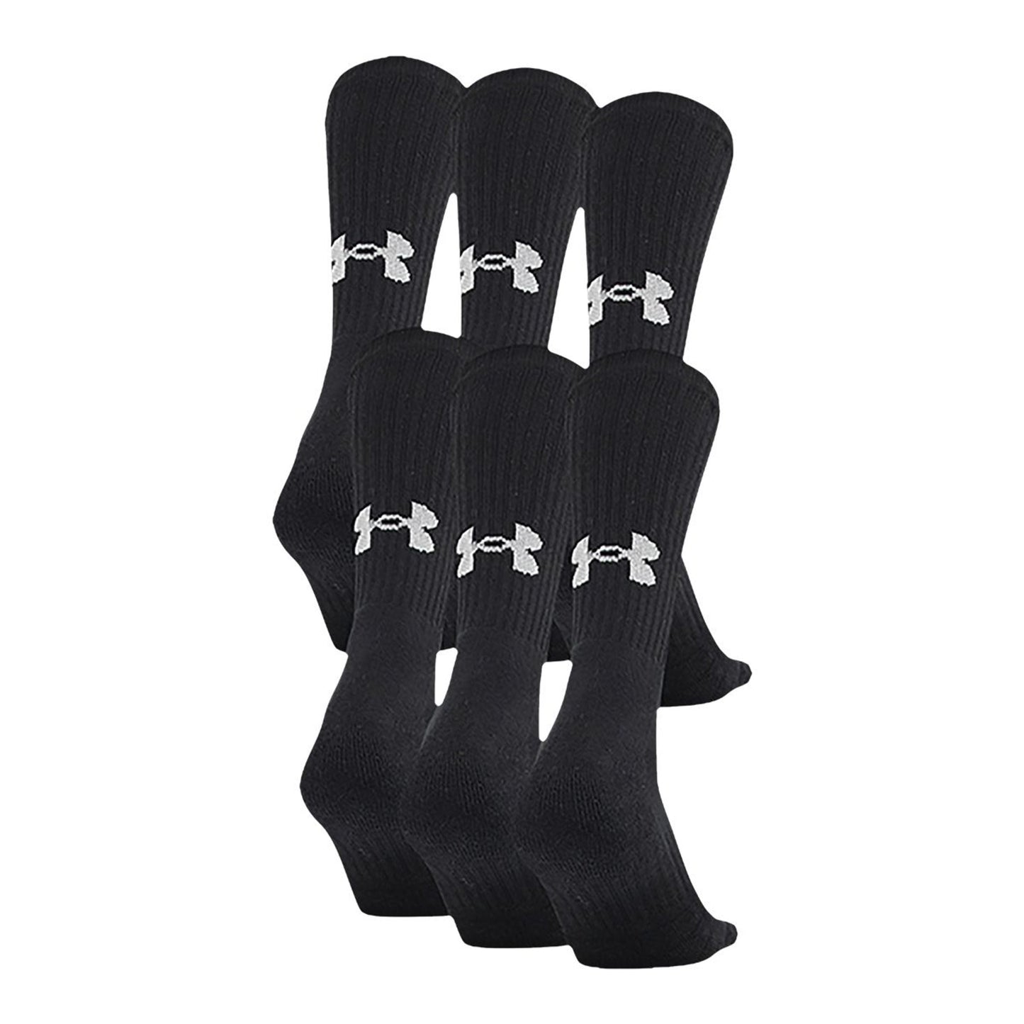 UA TRAINING COTTON Crew Sock X6