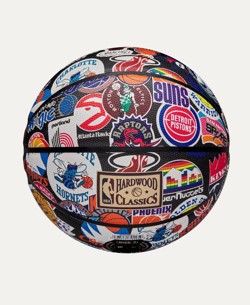 WILSON - LOGO RÉTRO D'ÉQUIPE DE LA NBA